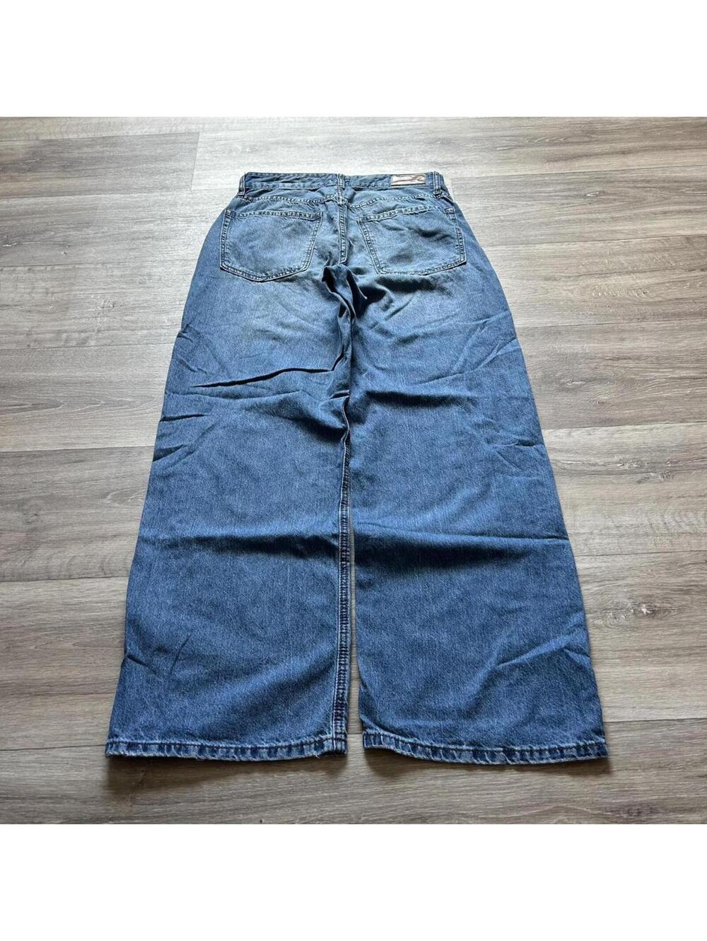 Sick‎ Vintage y2k Baggy Denim Jeans size 9/29 Wide Leg Pants